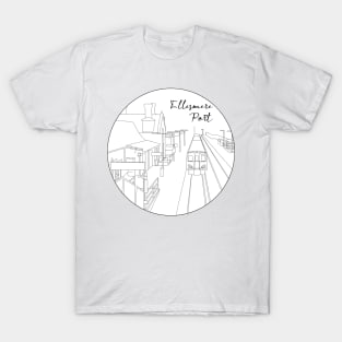 Ellesmere Port Train Station Round T-Shirt